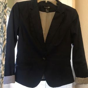 Navy blue blazer